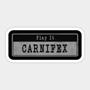 Carnifex // Vintage Sticker